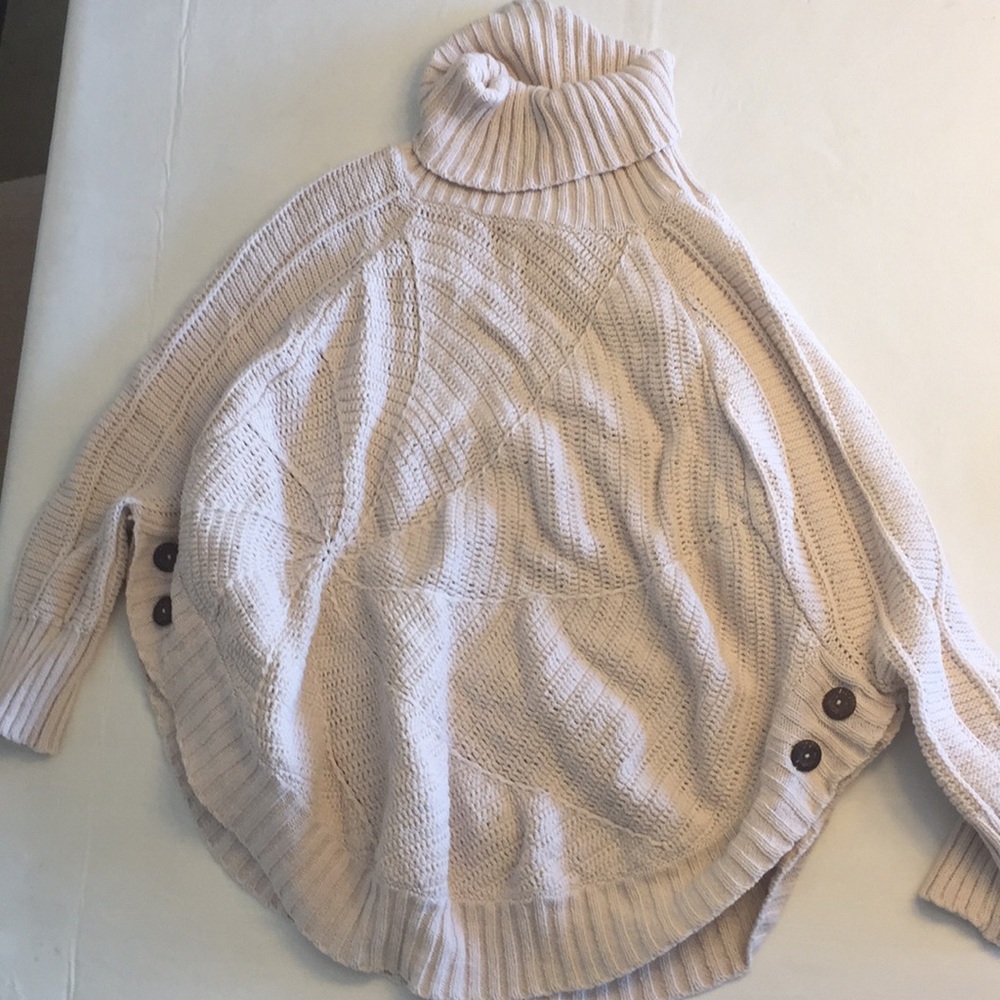Anthropologie sweater poncho